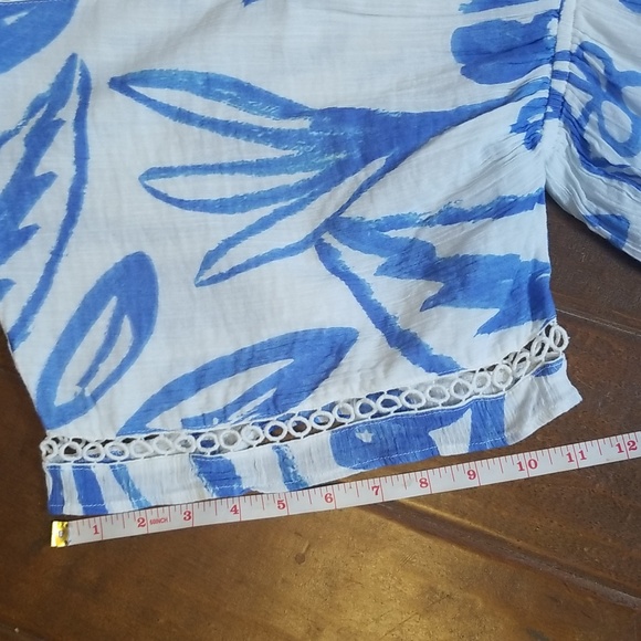 ZL Europe Dessin Blue White Maxi Dress - Picture 13 of 16